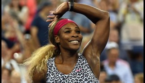 Für Serena Williams war das erste Grand-Slam-Halbfinale des Jahres nur Formsache. Sie fegte Flavia Pennetta vom Platz - natürlich im Leoparden-Look