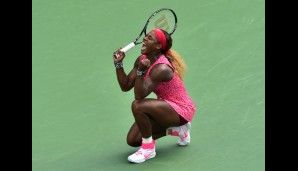 ...machte Serena Williams im Anschluss mit Ekaterina Makarova kurzen Prozess