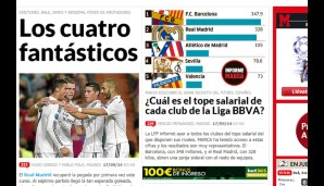 Ach, und die spanischen Medien sind inzwischen auch wieder fröhlich. Die Galaktischen von Real sind nach der Derby-Pleite zurück