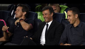 FC Barcelona - APOEL 1:0: Barca-Trainer Luis Enrique hatte bei seinem CL-Debüt mit den Katalanen gut lachen