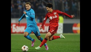 ZENIT ST. PETERSBURG - BAYER LEVERKUSEN 1:2: Heung-Min Son erzielte beide Treffer für Leverkusen
