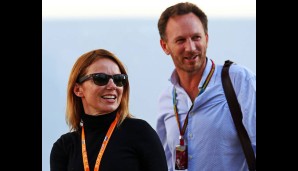 Seit einigen Monat ein Paar: Red-Bull-Teamchef Christian Horner und Ginger Spice Geri Halliwell