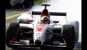 Nach seinem Erfolg in der Formel 3-Euroserie wechselte der britische Youngster in die GP2-Serie...
