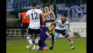 NK MARIBOR - SCHALKE 04 0:1: Schalke musste zum Endspiel nach Maribor. Kampf war Trumpf