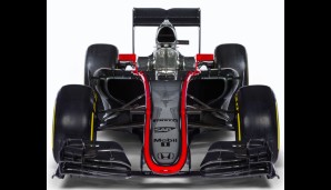 Dafür gibt es einen kleinen roten Streifen, der bis zum Cockpit läuft. McLaren nennt das den Look des 21. Jahrhunderts