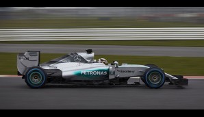 Sportlich, windschnittig, edel: Mit dem F1 W06 Hybrid hat Mercedes auch 2015 wieder einen echten Hingucker entworfen