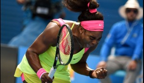 Ein Urschrei! Serena Williams steht im Finale - trotz aller Probleme bei der Vorbereitung und ihrer Erkältung