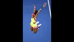 Für Serena Williams war der Sieg eine echte Erlösung. Das sie nicht damit gerechnet hatte...