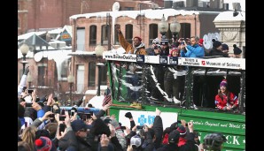 Championship Parade in Boston! Die Patriots feierten zusammen mit ihren Fans den Triumph im Super Bowl