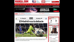 Die spanische Presse hingegen ging mit Real hart ins Gericht. Beispielsweise die Marca: "Madrid schrammt am Debakel vorbei"