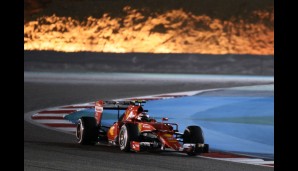 Kimi Räikkönen war an diesem Wochenende der schnellere Ferrari-Pilot...