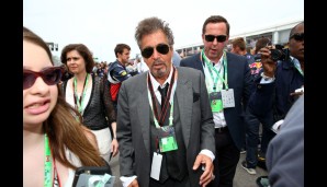 Das lässt sich auch der Pate nicht nehmen: Al Pacino beehrte die Formel 1 in Montreal