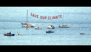Umweltaktivisten sorgen in Chambers Bay für Aufmerksamkeit