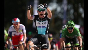 Am Ende gewinnt Cavendish vor Greipel - Zeit für zwei Siegerfäuste