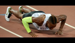 Das 400-Meter-Halbfinale ist ihm nicht anspruchsvoll genug: Isaac Makwala