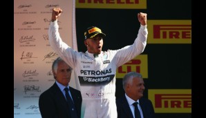 Lewis Hamilton schnappt sich auch in Italien den Sieg ...