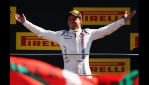 In Italien kein Unbekannter: Ex-Ferrari-Star Felipe Massa war der dritte Mann auf dem Podium