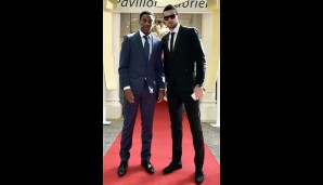 Coole Typen: Anthony Martial und Monaco-Keeper Danijel Subasic