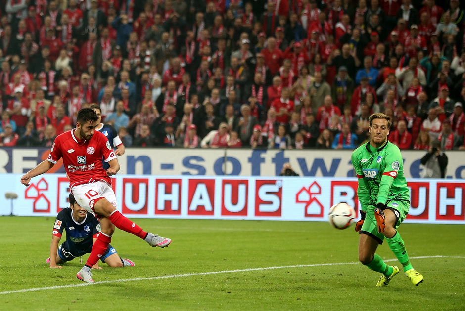 Eine starke Halbserie legte auch Yunus Malli vom FSV Mainz hin. Acht Tore erzielte der türkische Nationalspieler, drei davon allein im Match gegen Hoffenheim