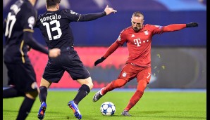 In einem lange Zeit zerfahrenen Spiel waren alle Blicke auf Rückkehrer Franck Ribery gerichtet