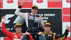 13.05.2012, Spanien: Was man nicht vergessen darf: Pastor Maldonado ist schnell. Barcelona umrundet er unfallfrei und feiert seinen ersten und einzigen Grand-Prix-Sieg
