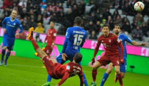 Thomas Müller (FC Bayern): Erzielte seine Treffer Nummer 16 und 17 - persönlicher Bestwert. Insgesamt er an acht Torschüssen beteiligt, gewann fast zwei Drittel seiner Zweikämpfe. Krönte seine Vorstellung mit zwei artistischen Treffern