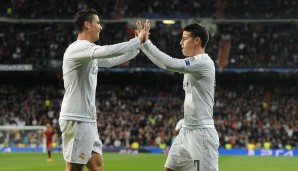 Cristiano Ronaldo und James Rodriguez besiegelten mit gemeinsamen Kräften den nie in Gefahr gewesenen Einzug ins Viertelfinale