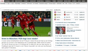 Der Kicker macht's verhältnismäßig nüchtern: "FCB ringt Juve nieder"