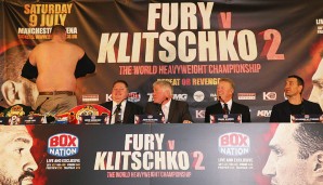 Dann zieht Fury ganz blank und ergänzt in Richtung Klitschko: "Aber trotzdem wird das reichen, um dich zu schlagen"