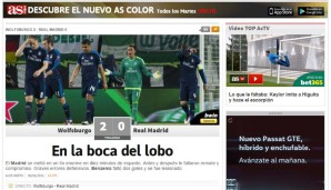 Laut dem zweiten Madrider Hausblatt as findet sich Real Madrid im "Maul des Wolfes" wieder
