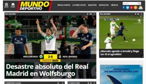 Bei El Mundo Deportivo aus Barcelona knöpft man sich Marcelo vor und freut sich über das "totale Desaster" des Erzfeindes