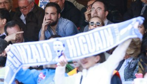 Er ist gemeint: Gonzalo Higuain fehlte gesperrt, alle zeigten sich solidarisch mit dem Topstürmer. Seine Mannschaft hatte trotzdem kaum Mühen