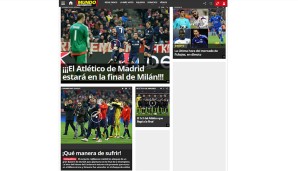 Bei der Mundo Deportivo verzichtet in der Headline auf analytische Ansätze und freut sich einfach nur über den Einzug ins Finale