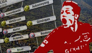 Die Top-11 der Bundesliga-Saison 2015/2016 mit sechs Münchnern, vier Dortmundern und einem Leverkusener