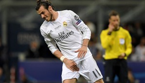 Das Spiel hatte seine Spuren hinterlassen und Bale traf trotz schmerzender Leiste...