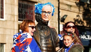 Claudio Ranieri hatte auch schon sein erstes Denkmal in der Stadt bekommen
