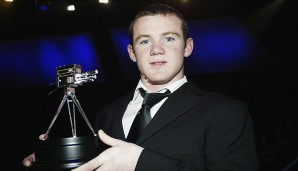 Wayne Rooney mischte im selben Jahr wie CR7 mit: Der damalige Everton-Youngster wurde im Dezember 2002 von der BBC sogar mit dem Young Sports Personality of the Year Award ausgezeichnet