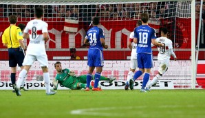 9. Spieltag: Gegen Ingolstadt fährt Stuttgart den langersehnten Heimsieg ein. Tyton pariert einen Elfmeter, Didavi wird nach einer Stunde zum Matchwinner