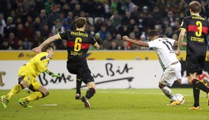 24. Spieltag: Deutlich chancenloser war Stuttgart dann kurz darauf gegen Gladbach Die Fohlen drehten in der zweiten Hälfte auf und fertigten den VfB souverän mit 0:4 ab