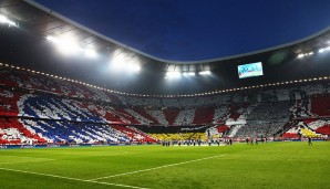 4. Platz: Die Fans des FC Bayern werden gerne als Operetten-Publikum belächelt, in den großen Spielen kann der Münchner Anhang aber mit beeindruckenden Choreographien glänzen. In die Allianz Arena kamen in der Vorsaison 75.000 Zuschauer pro Spiel