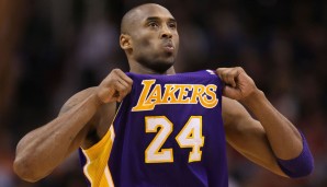 Platz 1 - 11 Teilnahmen: Kobe Bryant (Los Angeles Lakers)