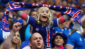 Die Isländer unterstützen ihr Team gefühlt mit dem ganzen Land im Stadion