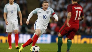 Wayne Rooney (Manchester United, 30) ist Kapitän der Three Lions