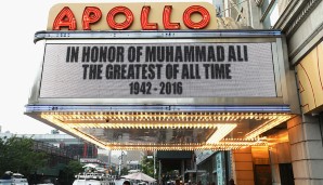 Auch beim Apollo Theater in New York wird man sofort an Ali erinnert