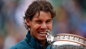 Si, ist echt! Daran beißt sich Rafael Nadal sicher lieber die Zähne aus als an Novak Djokovic