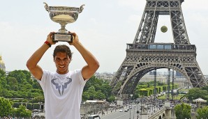 Hoch das Ding: 2014 gewinnt Nadal die French Open gegen den Djoker