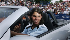 Ob im Anzug oder ohne: Nadal hat sich bisher knapp 78 Millionen Dollar Preisgeld erspielt