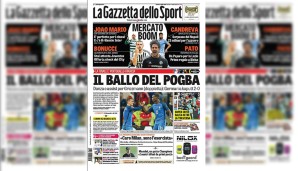 Die "Gazzetta dello Sport" feiert überraschenderweise nicht Griezmann, sondern den "Tanz von Pogba"