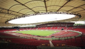 Die Mercedes-Benz Arena, Heimat des VfB Stuttgart, ist der Austragungsort der Auftaktpartie der DFB-Elf gegen Italien (60.449 Plätze)