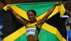 Shelly-Ann Fraser-Pryce tritt in die Fußstapfen ihres männlichen Sprintpendants Usain Bolt: In Rio wird sie die jamaikanische Fahne tragen